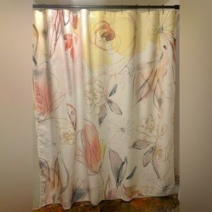 Bed Bath & Beyond Watercolor Floral Shower Curtain  72x72